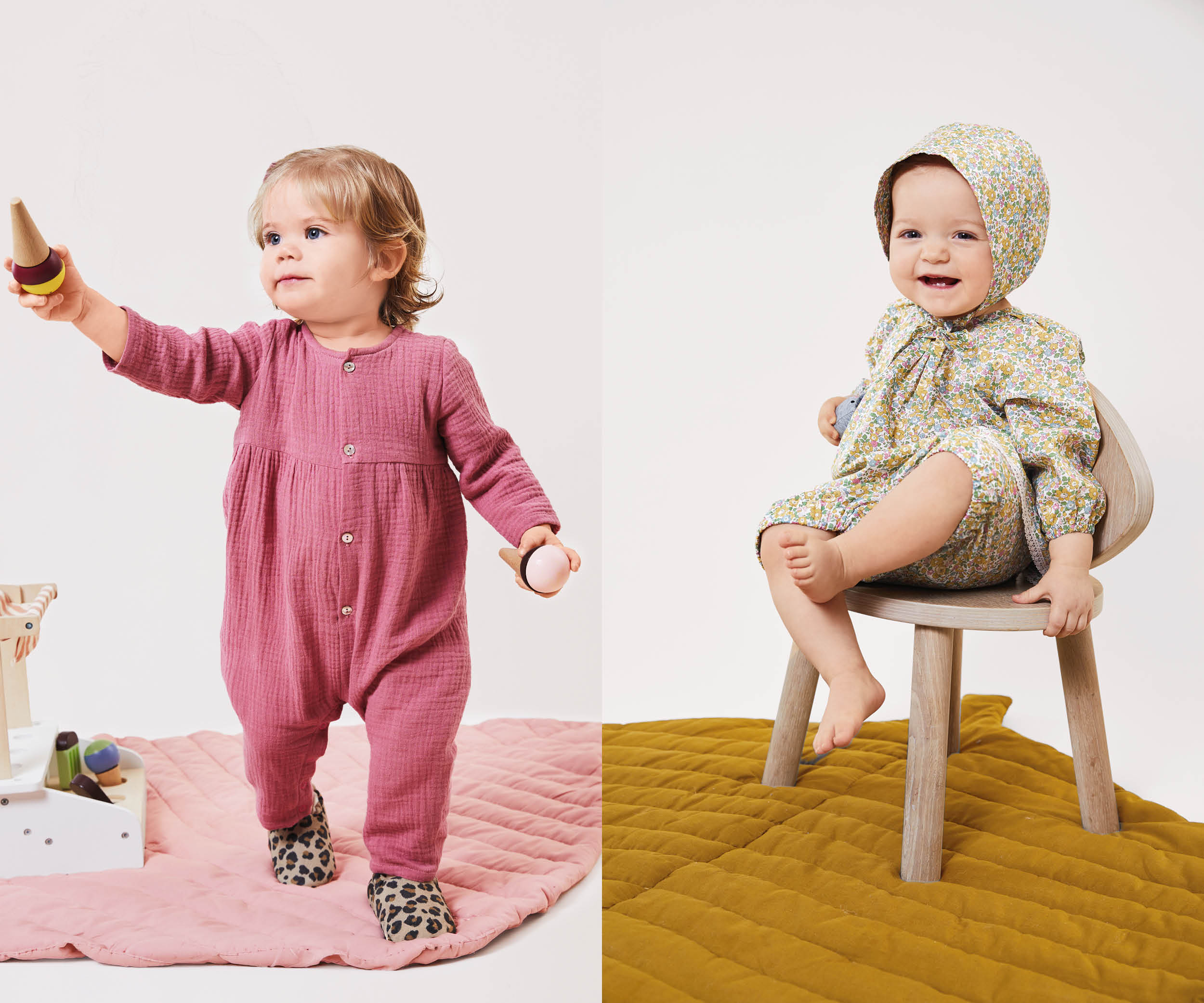 Collection b&eacute;b&eacute; : grenouill&egrave;re et ensemble combin&eacute;