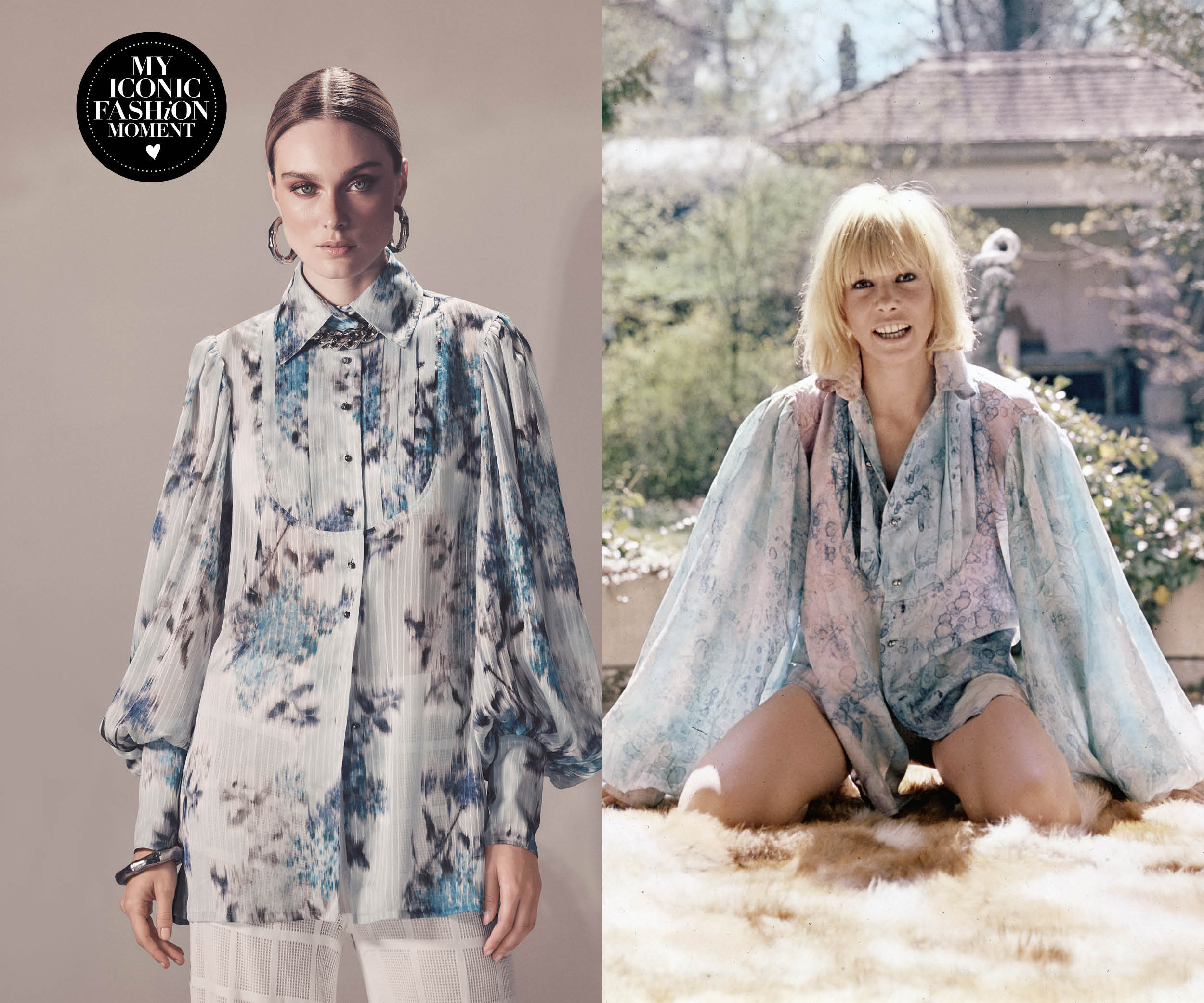 Le mod&egrave;le iconique &agrave; coudre : la chemise de la muse rock&rsquo;n&rsquo;roll Anita Pallenberg