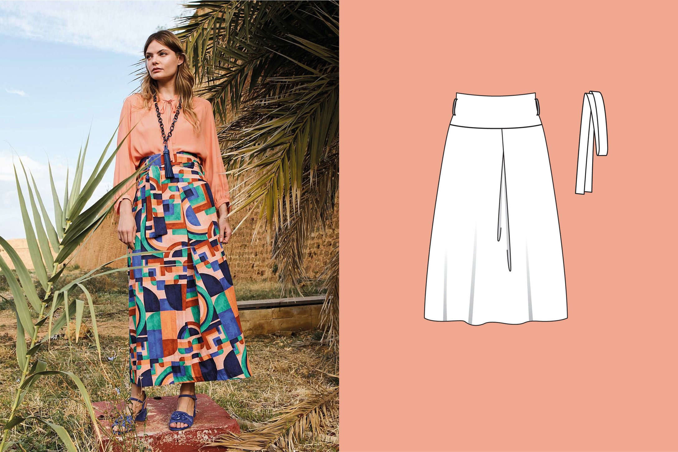 Jupe en coton n°106 | Burda Style 05/25 Jupe en coton n°106 | Burda Style 05/25