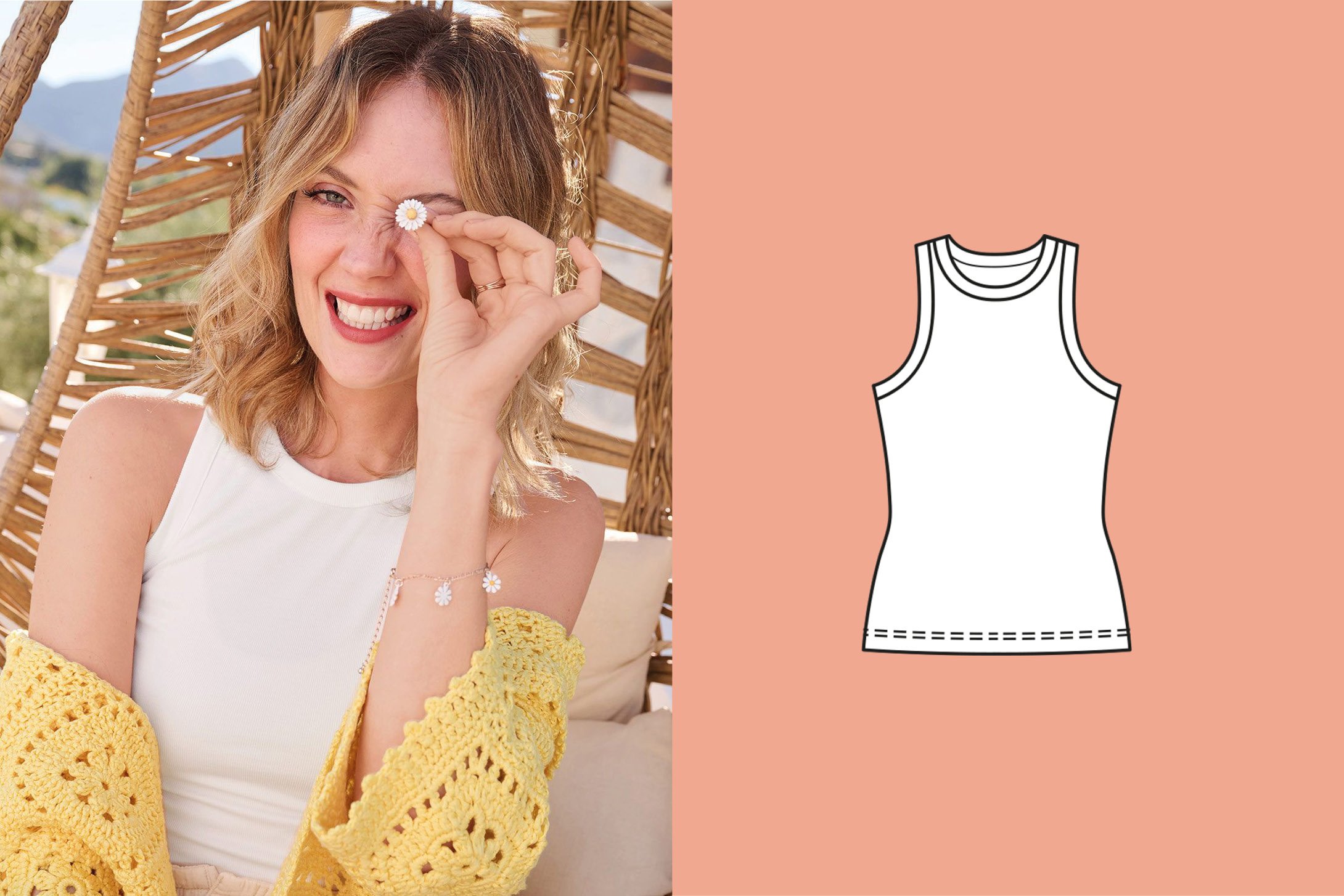 Top en jersey n°101 | Burda Style 04/24 Top en jersey n°101 | Burda Style 04/24