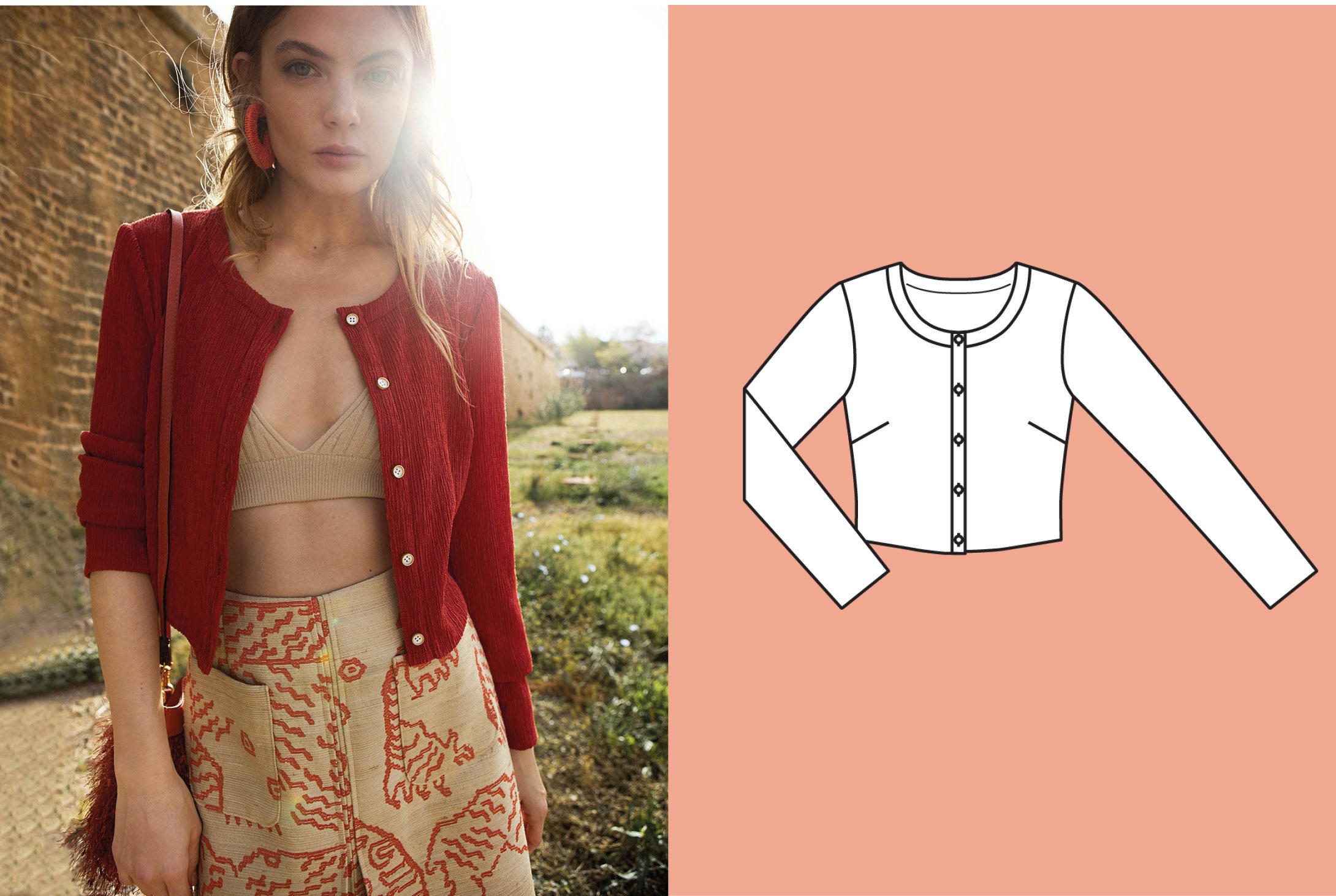 Veste en polyester n°119 | Burda Style 05/25 Veste en polyester n°119 | Burda Style 05/25