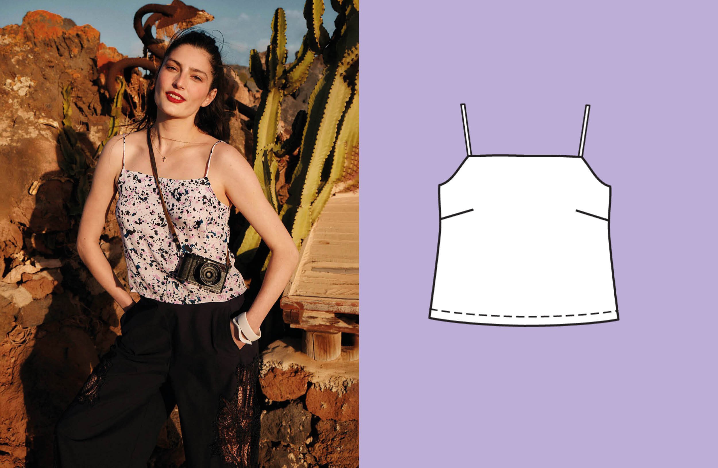 Top en viscose n°103 | Burda Style 07/25 Top en viscose n°103 | Burda Style 07/25