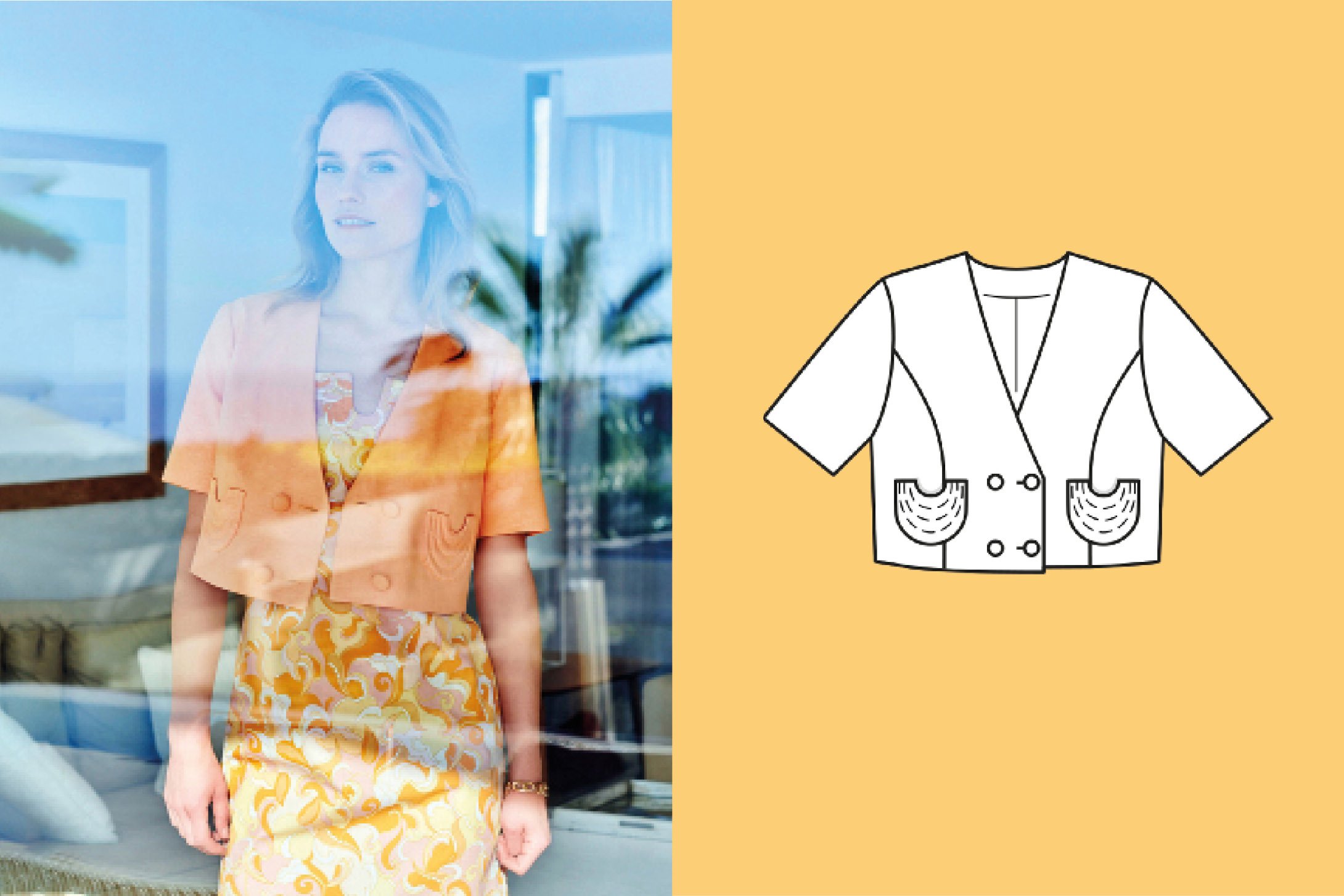 Veste en vicose n°104 | Burda Style 07/23