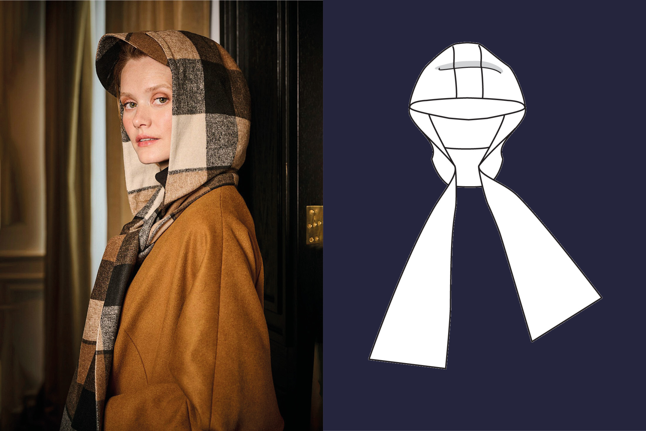 Écharpe en lainage n°126 | Burda Style 10/25