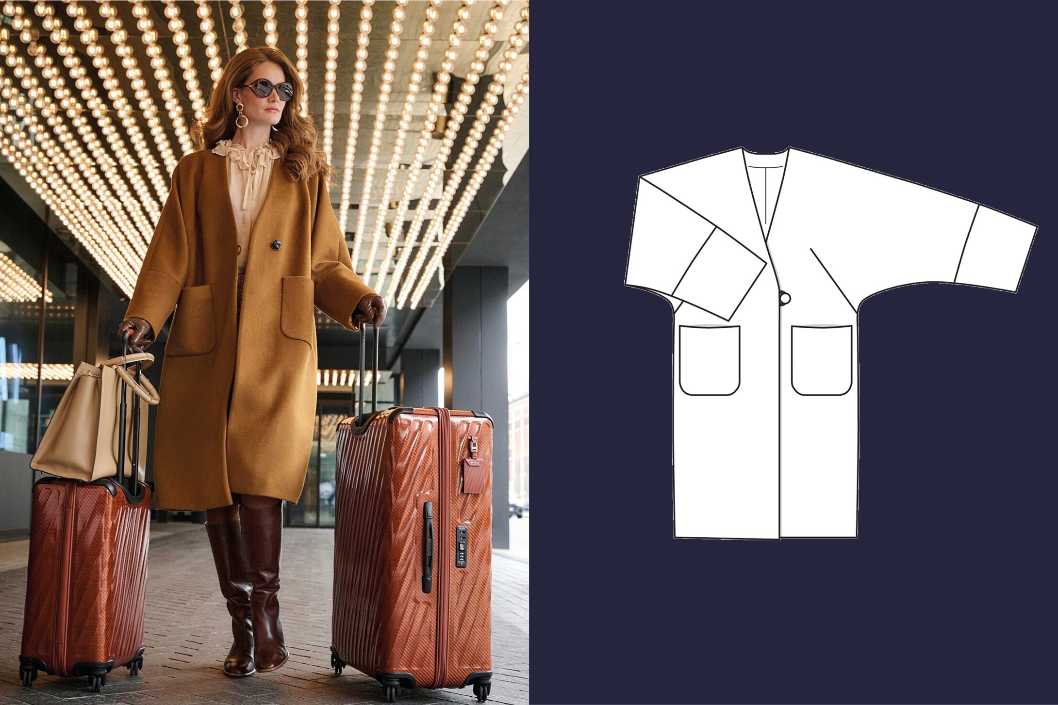 Manteau en lainage n°111 | Burda Style 10/25